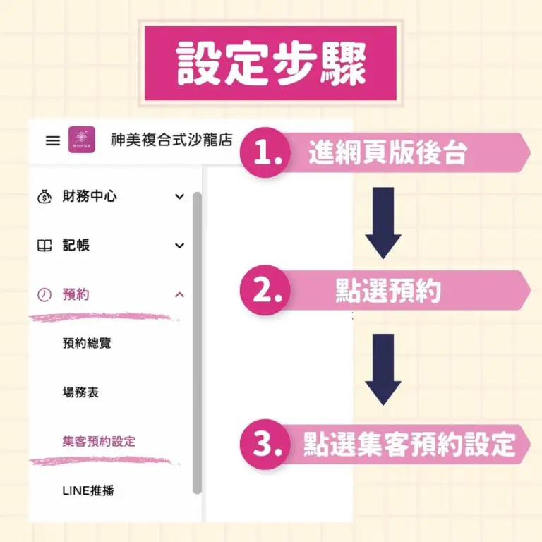 集客預約客製化設定步驟